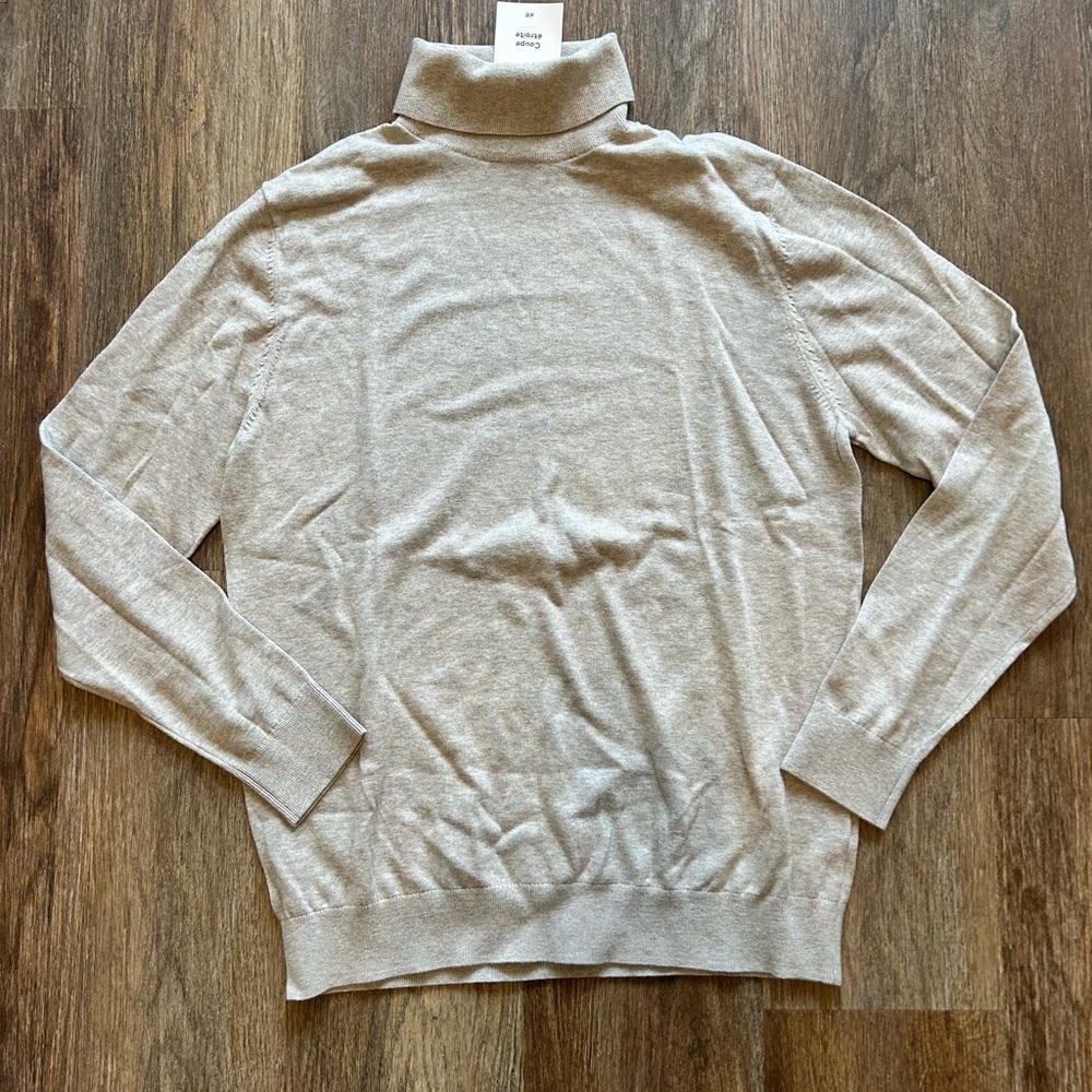 H&M Men's Beige Turtleneck Sweater